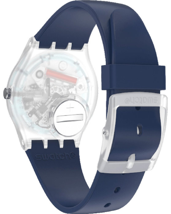 SWATCH Rinse Repeat Navy Blue Plastic Strap