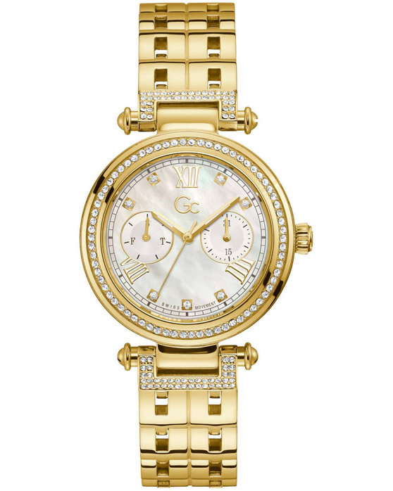 GUESS Collection Prime Chic Crystals Gold Stainless Steel Bracelet