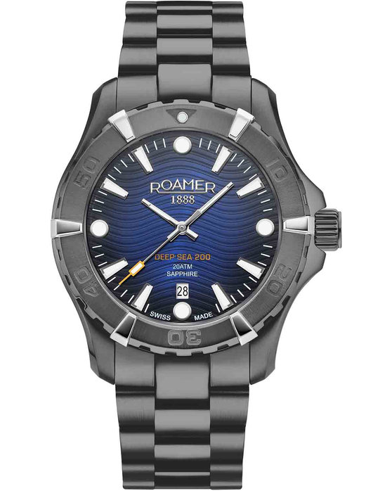 ROAMER Deep Sea 200 Grey Stainless Steel Bracelet
