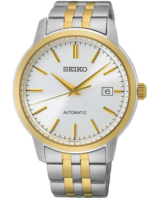 SEIKO Essential Time Automatic Two Tone Stainless Steel Bracelet