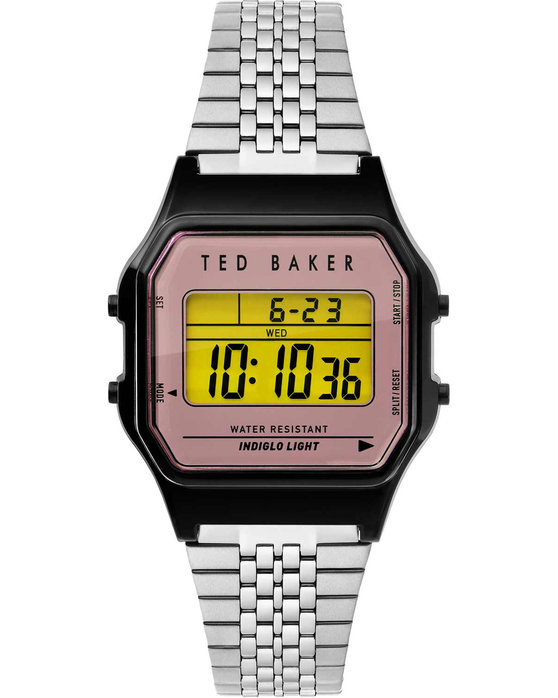 TED BAKER TED 80s Chronograph Silver Stainless Steel Bracelet