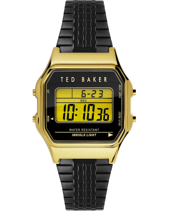 TED BAKER TED 80s Chronograph Black Stainless Steel Bracelet
