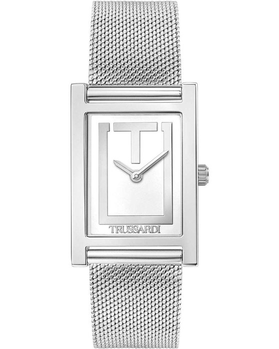 TRUSSARDI T-Strict Silver Metallic Bracelet