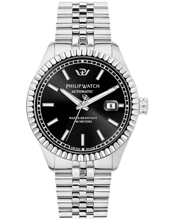 PHILIP WATCH Caribe Urban Automatic Silver Stainless Steel Bracelet