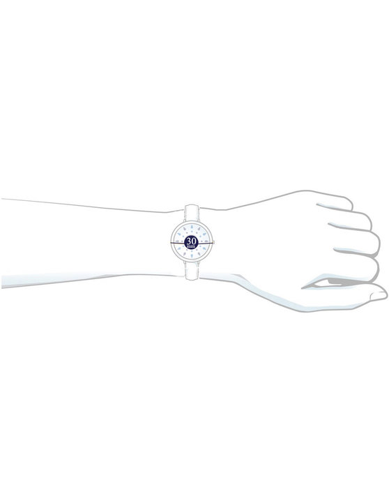 ICE WATCH Glam White Silicone Strap (XS)
