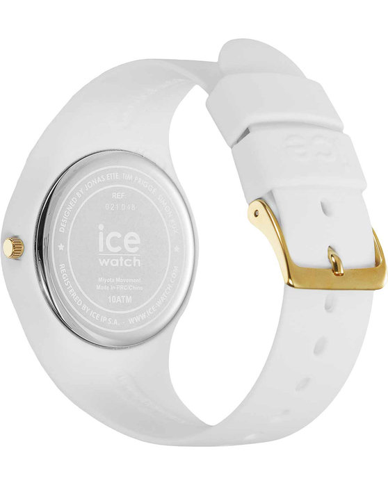 ICE WATCH Cosmos Crystals White Silicone Strap (M)
