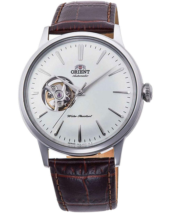 ORIENT Classic Semi Skeleton Automatic Brown Leather Strap