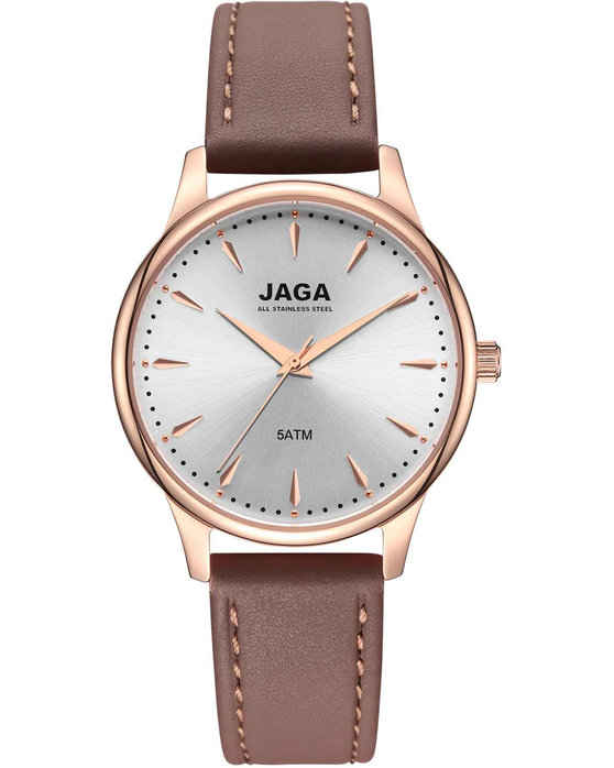 JAGA Brown Leather Strap