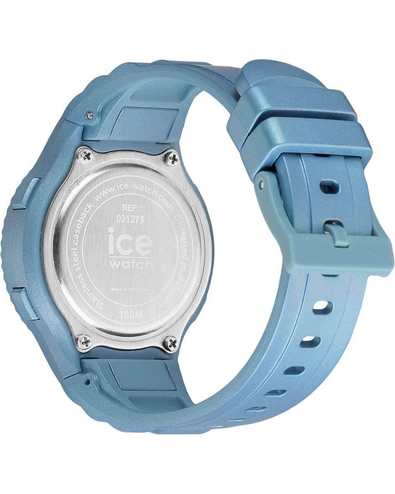 ICE WATCH Digit Chronograph Light Blue Synthetic Strap (S)