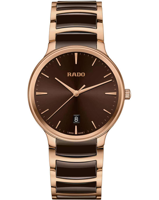 RADO Centrix Two Tone Combined Materials Bracelet (R30023302)