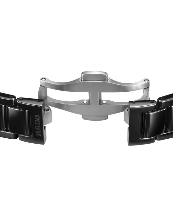 RADO True Square Black Combined Materials Bracelet (R27080172)