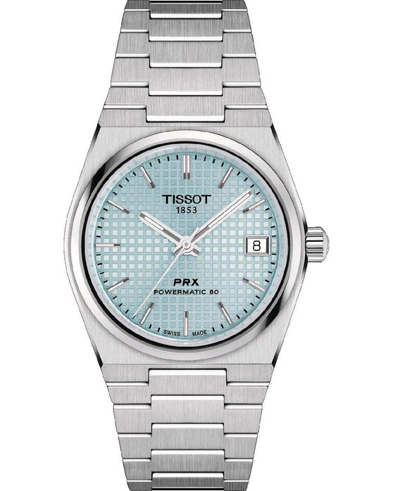 TISSOT T-Classic PRX Powermatic 80 Automatic Silver Stainless Steel Bracelet