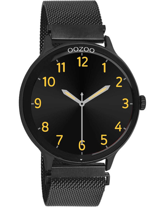 OOZOO Smartwatch Black Stainless Steel Bracelet