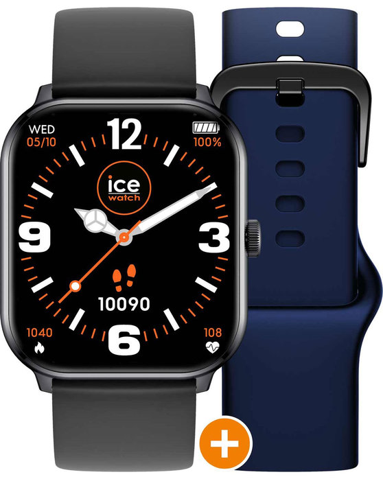 ICE WATCH Smart Black Silicone Strap Gift Set