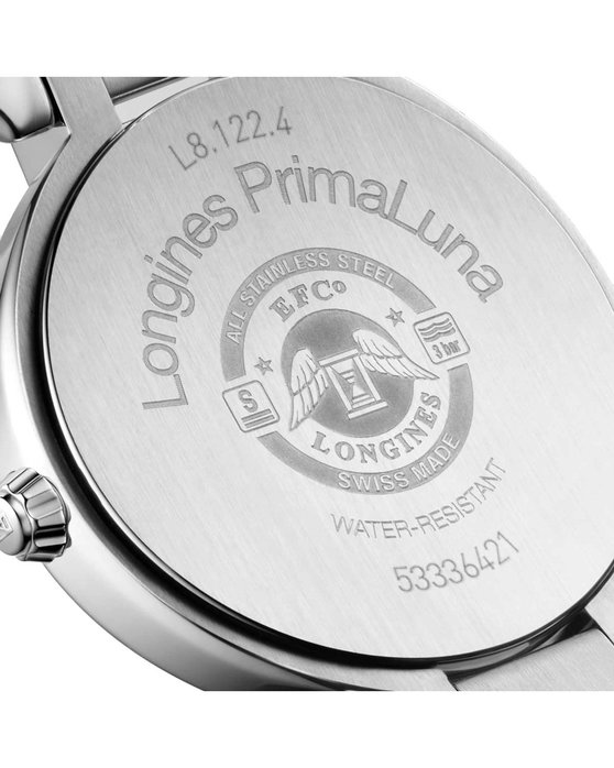 LONGINES PrimaLuna Silver Stainless Steel Bracelet