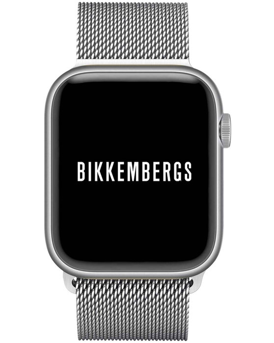 BIKKEMBERGS Small Smartwatch Silver Metallic Bracelet