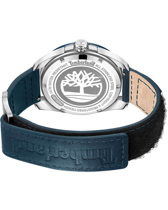 TIMBERLAND Carrigan Blue Leather Strap