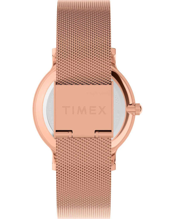 TIMEX Trend Transcend Crystals Rose Gold Stainless Steel Bracelet