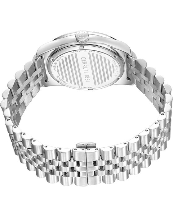 CERRUTI Baccio Silver Stainless Steel Bracelet