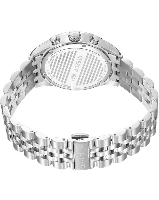 CERRUTI Cavareno Silver Stainless Steel Bracelet