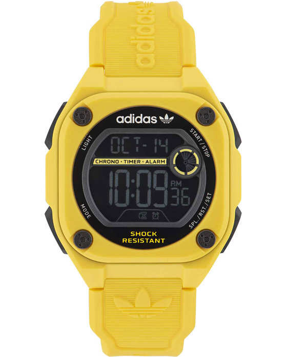 ADIDAS ORIGINALS City Tech Two Chronograph Yellow Synthetic Strap