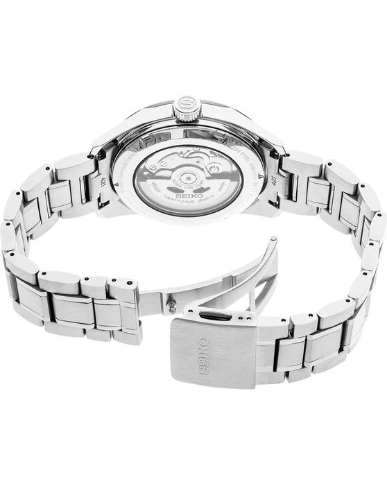 SEIKO Presage Sharp Edged Automatic Silver Stainless Steel Bracelet