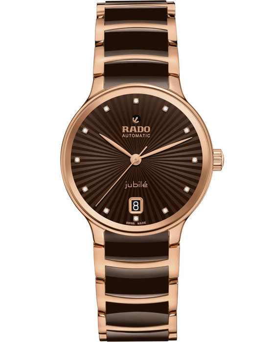RADO Centrix Diamonds Two Tone Combined Materials Bracelet (R30037732)