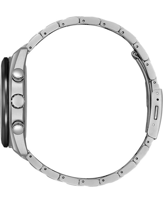 CITIZEN Tsuki-yomi Eco-Drive RadioControlled Silver Titanium Bracelet