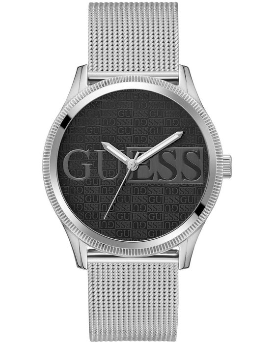 GUESS Reputation Silver Stainless Steel Bracelet