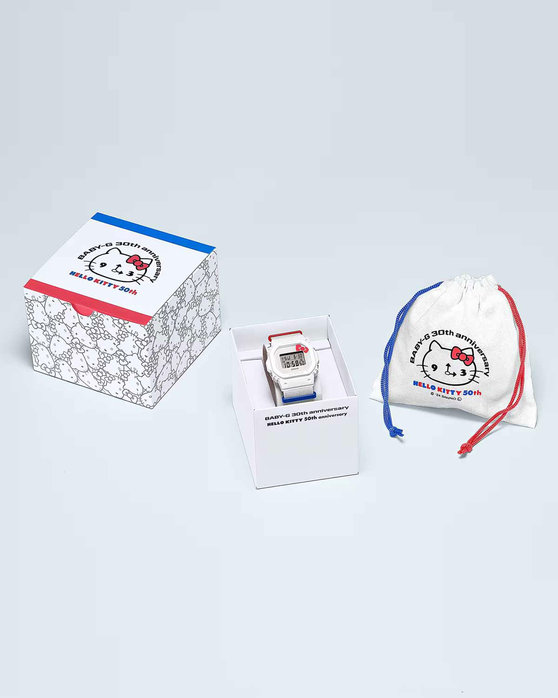 G-SHOCK Baby-G Hello Kitty Anniversary White Biosourced Strap Limited Edition