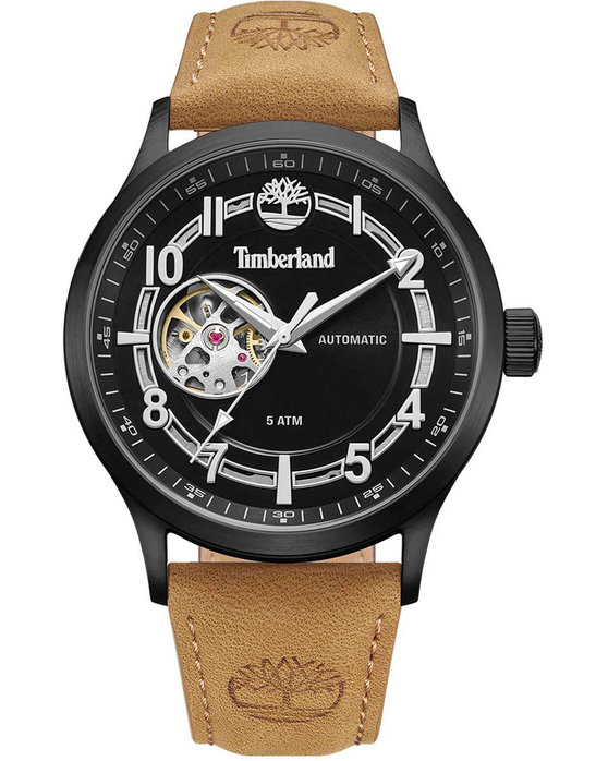 TIMBERLAND Langerbuck Automatic Brown Leather Strap