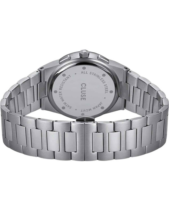 CLUSE Vigoureux Chronograph Silver Stainless Steel Bracelet