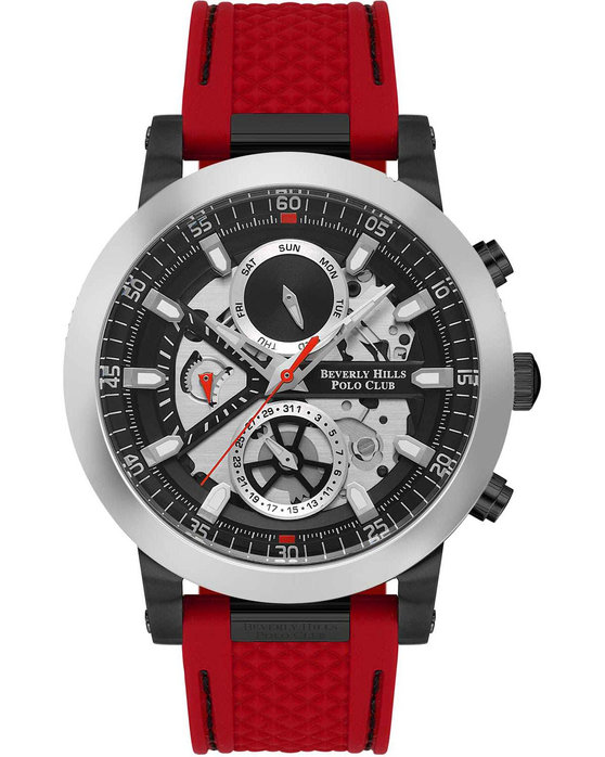 BEVERLY HILLS POLO CLUB Red Rubber Strap