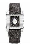 Saint HONORE Gala Collection Black Leather Strap