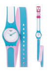 SWATCH LADIES Tropical Beauty Multicolor Rubber Strap