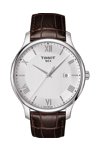 TISSOT Mens Tradition Brown Leather Strap
