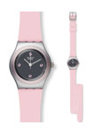 SWATCH Irony Lady SpiraLoop Pink Rubber Strap