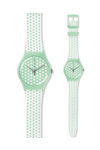 SWATCH Mint Love White Rubber Strap