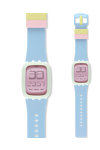 SWATCH Pastis Touch Ladies Blue Rubber Strap