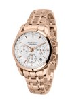 Jacques LEMANS Liverpool Chrono Rose Gold Stainless Steel Bracelet
