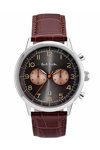 PAUL SMITH Chronograph Brown Leather Strap