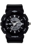 UMBRO Sport Chronograph Black Rubber Strap