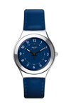 SWATCH Time To Swatch Night Twist Blue Leather Strap