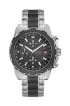 GUESS Mens Chronograph Two Tone Stainless Steel Bracelet