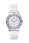 SWATCH Irony After Dinner White Leather Strap