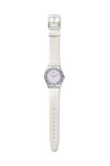 SWATCH Irony After Dinner White Leather Strap