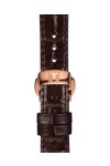 TISSOT T-Classic Chemin Des Tourelles Powermatic 80 Brown Leather Strap