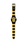 SWATCH Vibe Max L’Abeille Two Tone Silicone Strap