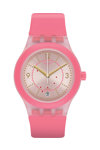 SWATCH Sistem Cali Automatic Pink Silicone Strap