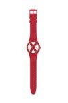 SWATCH XX-Rated Red Silicone Strap